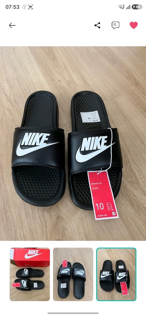 Sıfır kutusunda Nike terlik - 2