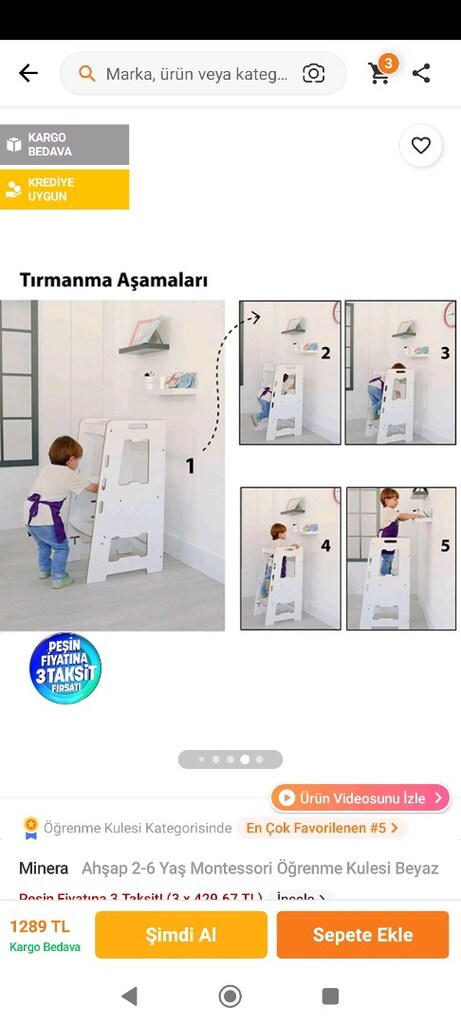 Montessori eğitim kulesi - 3