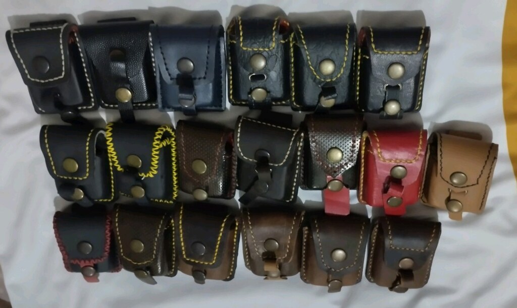El Yapımı Hakiki Deri Zippo Çakmak Kılıfları - 3