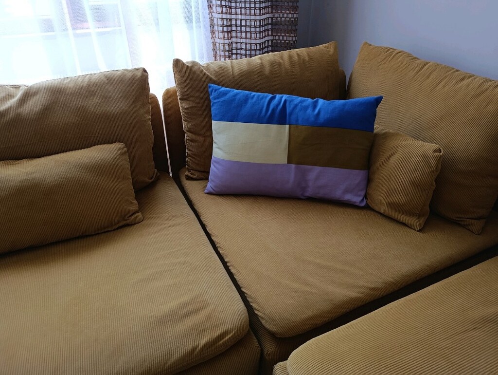 ikea söderhamn kadife fitilli köşe koltuk takımı - 3