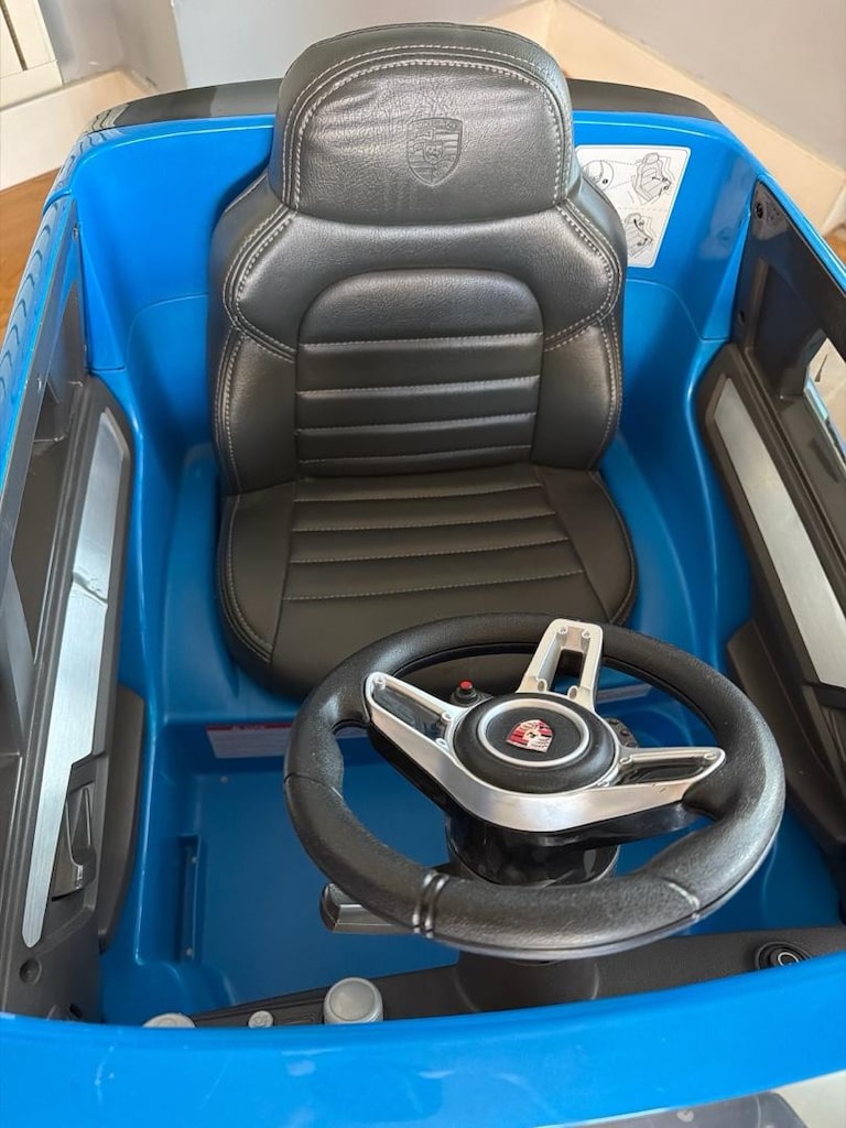 Akülü Araba Porsche Macan Mavi - 4