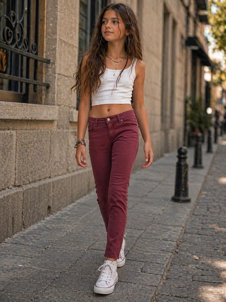 11-12 yaş skinny jean - 7