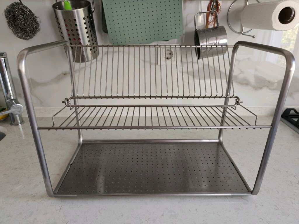 Ordning Bulaşıklık Ikea Orijinal Ürünü Paslanmaz Çelik 50 X27X36 Cm - 4