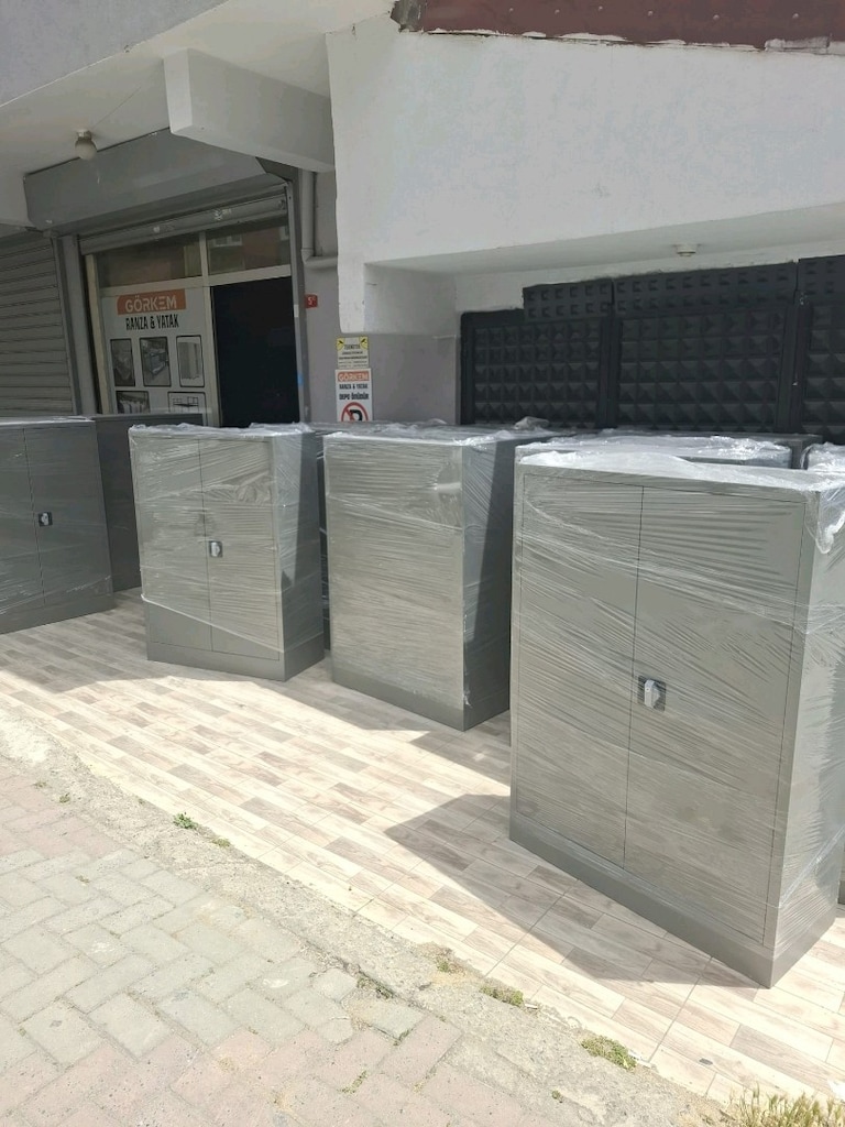 ANTRASİT RENK 130 CM DOSYA KLASÖR DOLABİ ÜCRETSİZ TESLİMAT - 3