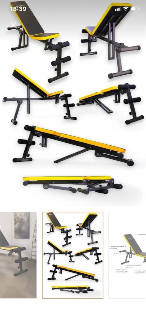 Maxfit X5 Ayarlanabilir Mekik Ve Ağırlık Sehpası