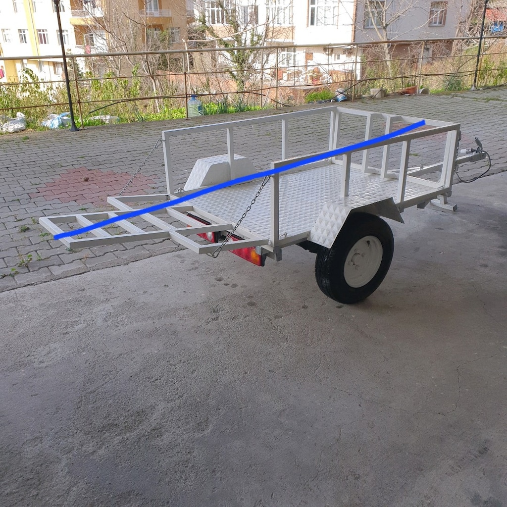 O1 Belgeli Motosiklet Taşıma Römorku - 11