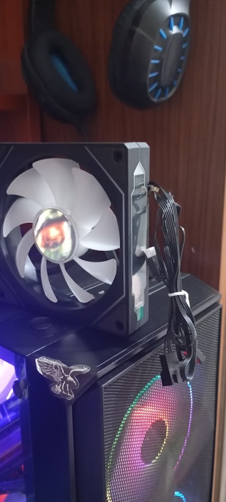 Tertemiz 1 Adet RAMPAGE 7C-120S Aynalı 120mm ARGB Fan - 7