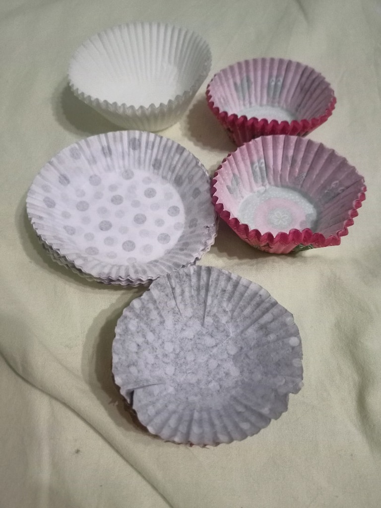 muffin veya cupcake pişirmek için kullanılan tek kullanımlık - 3
