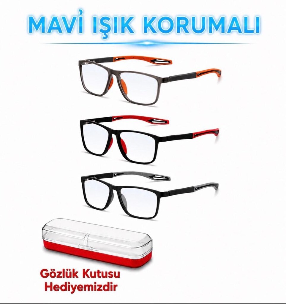 +2 Numara Marjinal Erkek Okuma Gözlüğü - 7