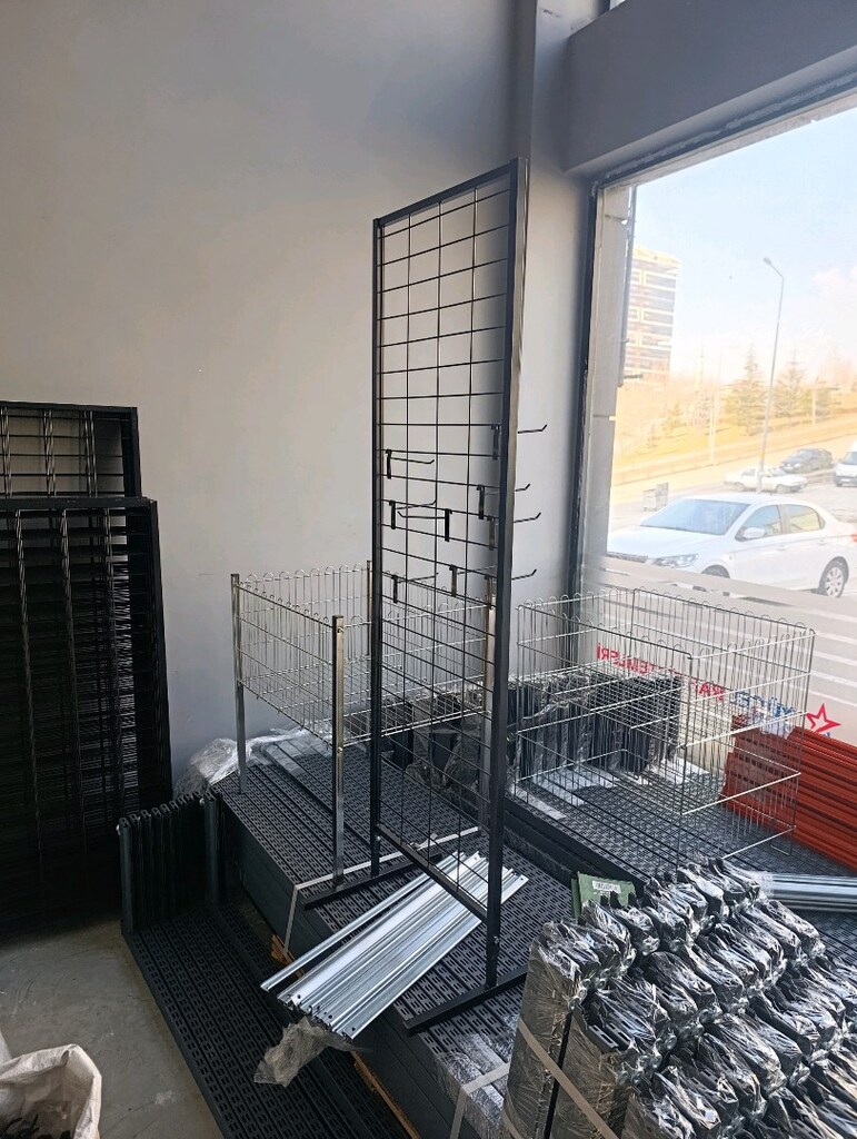 Market raf dükkan raf delikli raf hırdavat raf 1 KALİTE - 8