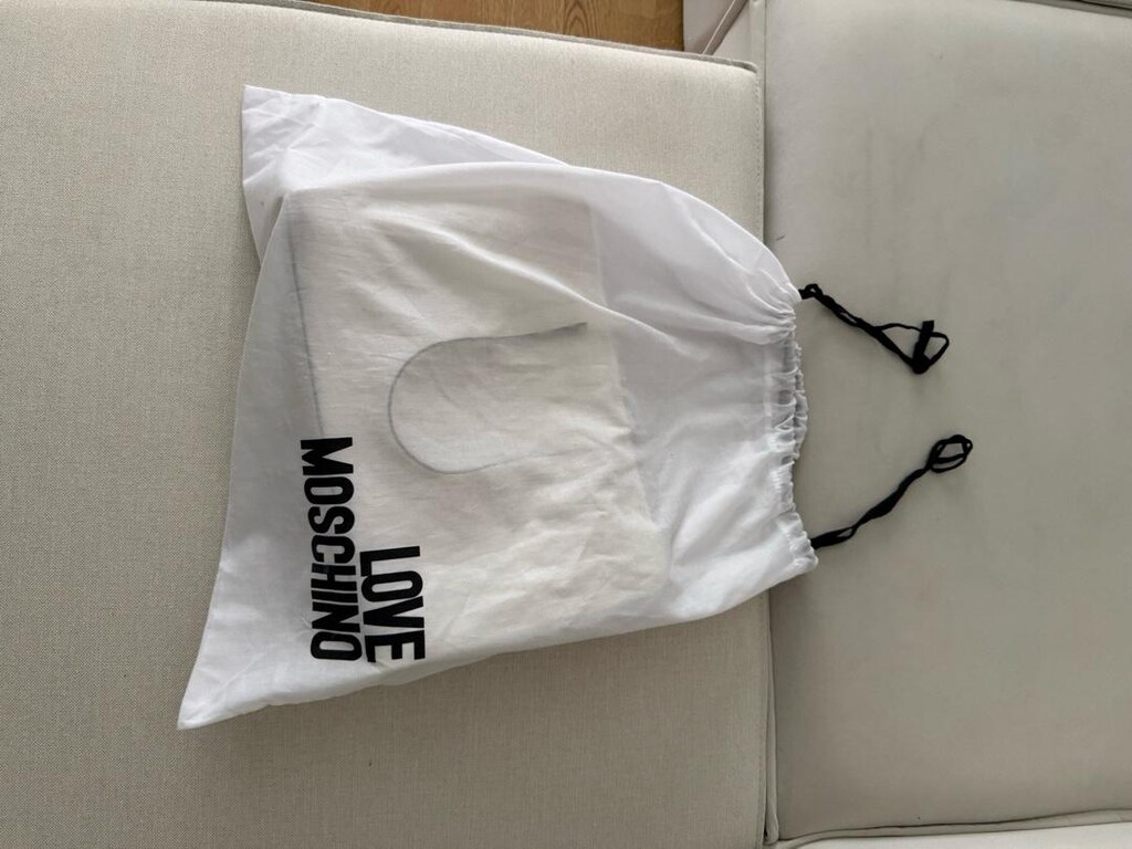Love Moschino Beyaz/Ekru Lüks Tote Çanta - 9