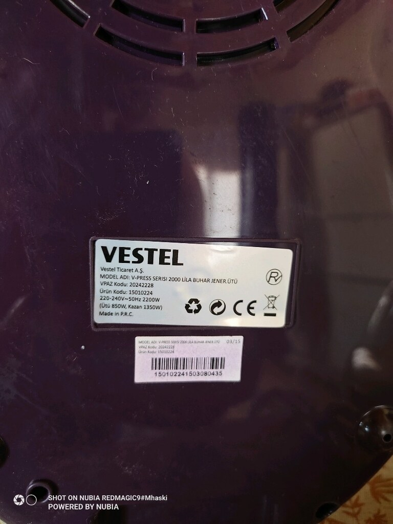 Vestel jenaratorlu ütü - 4