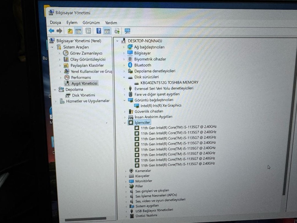 ThinkPad i5 11.Nesil 8/512 - 6