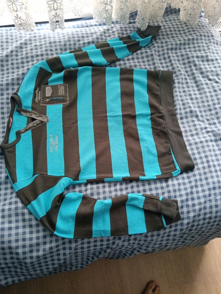 Çizgili Polo Yaka T-Shirt