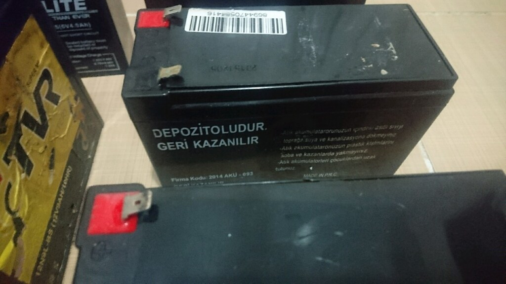 Akü 5 adet - 4