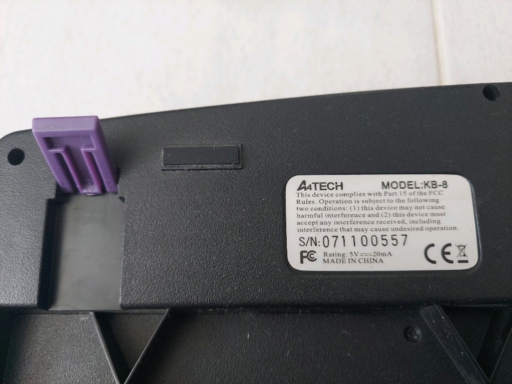 A4 Tech Q türkçe klavye Eski ps/2 uçlu - 7