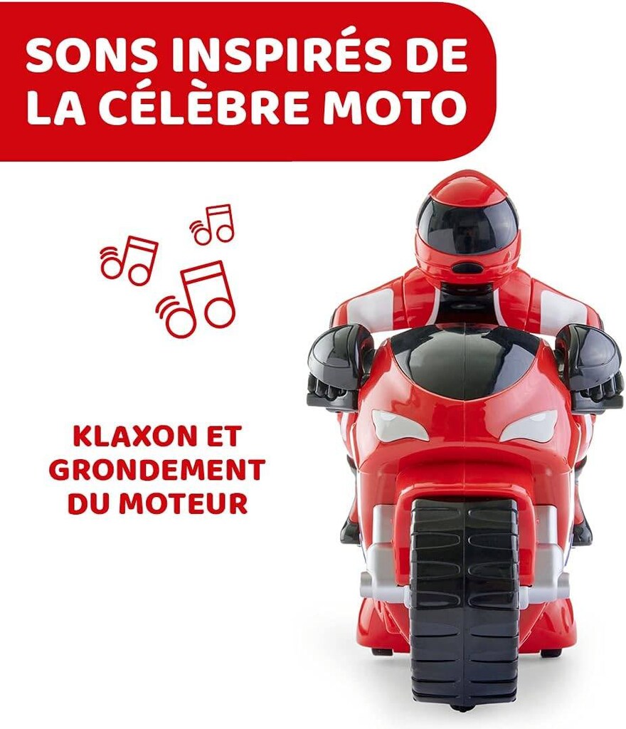 Chicco Ducati 1198 Motorsiklet Kırmızı - bebek oyuncak - 4