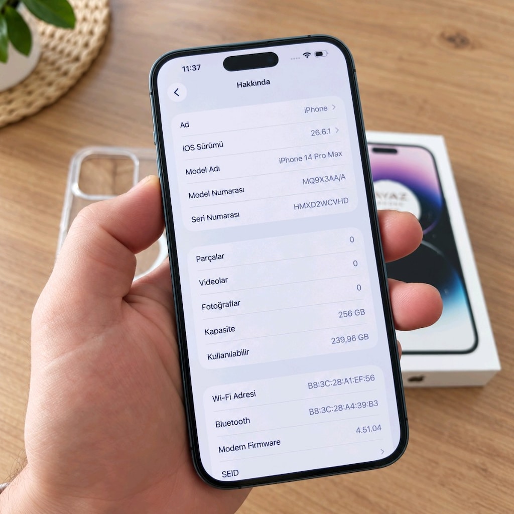 iPhone 14 Pro Max 256 GB – Değişensiz Hatasız İlk Sahibinden - 9