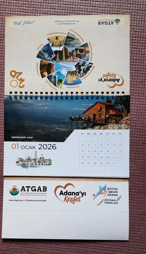 2026 YILI MASA TAKVİMİ - 2