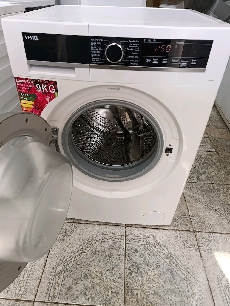 Vestel 9 KG Çamaşır Makinesi A+++ Vestel marka yüksek devir 9 kilogr - 2
