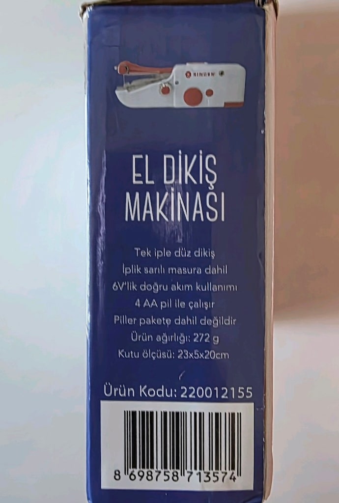 Singer el dikiş makinası. Sıfır kutusunda. - 8