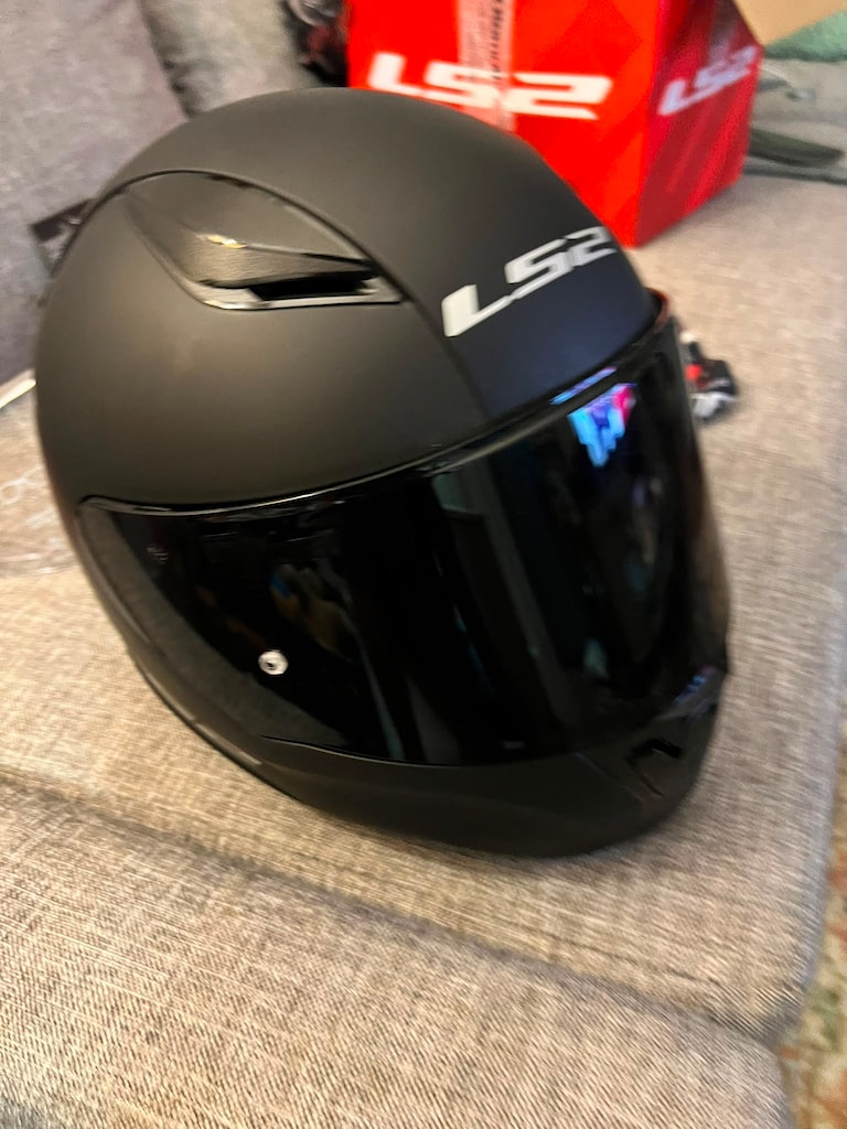 Ls2 rapid siyah mat kask - 5