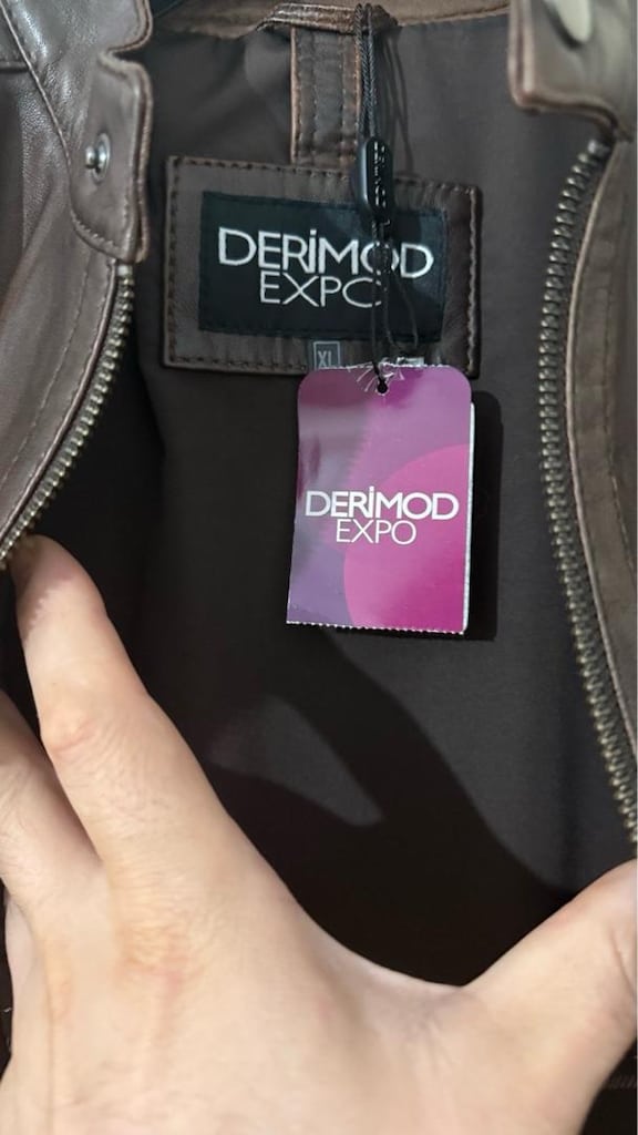 Taba rengi deri ceket