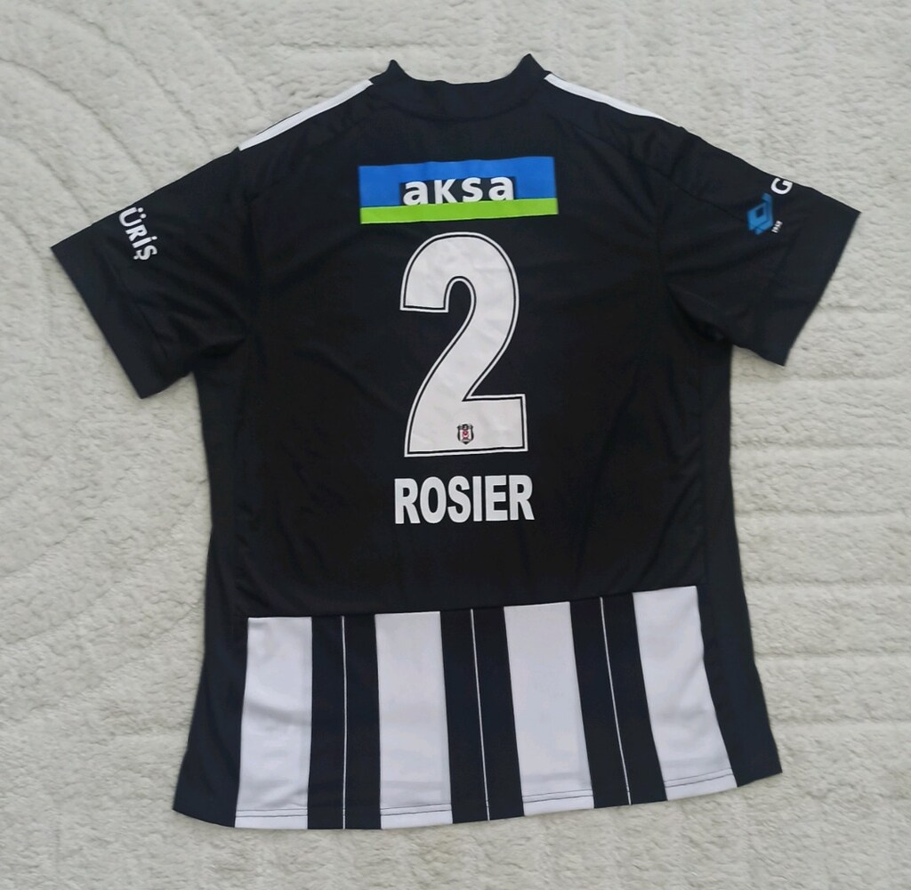2020-2021 Valentin Rosier Orijinal Beşiktaş Çubuklu Forma Adidas - 2