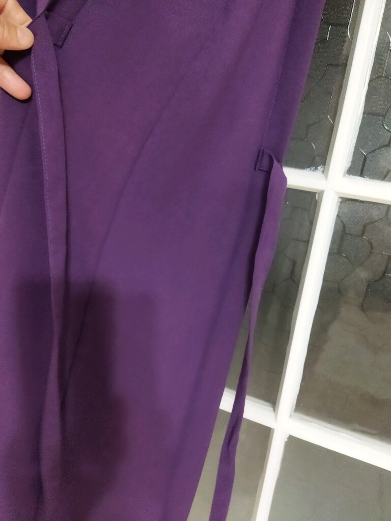 Tesettür Mor tunik 38 beden geniş kalıp - 10