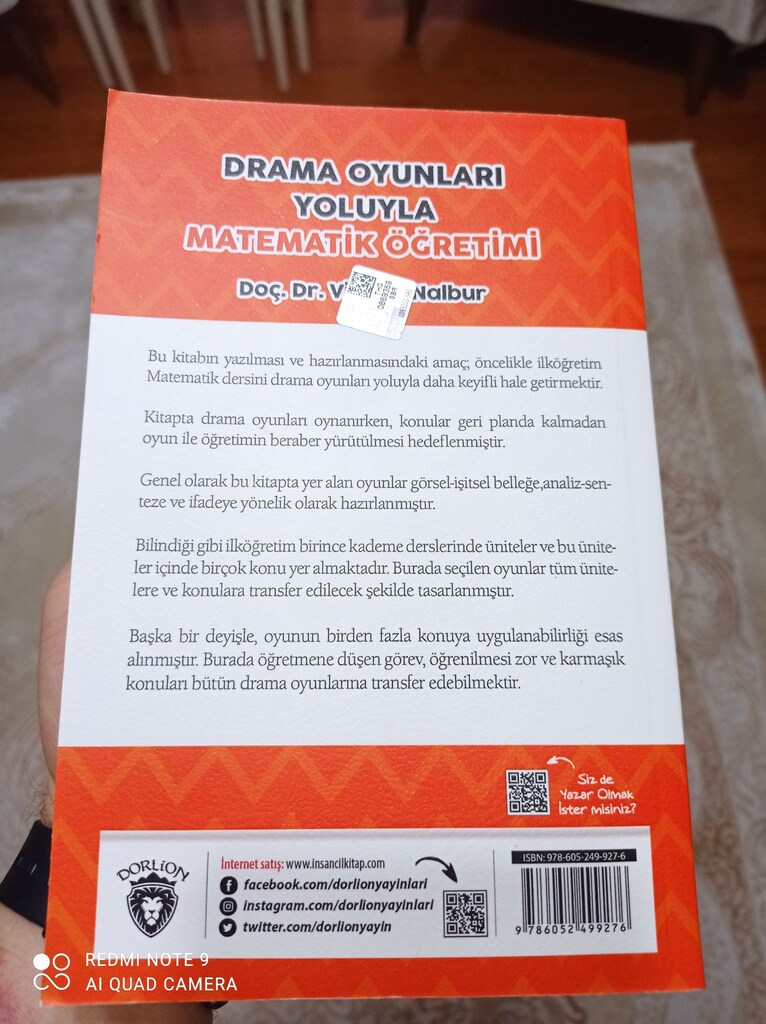 DRAMA OYUNLARI YOLUYLA MATEMATİK ÖĞRETİMİ KİTABI - 2
