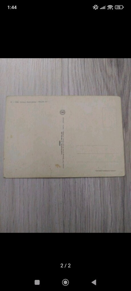 Orhan Gencebay Müjde Ar Kartpostal - 2