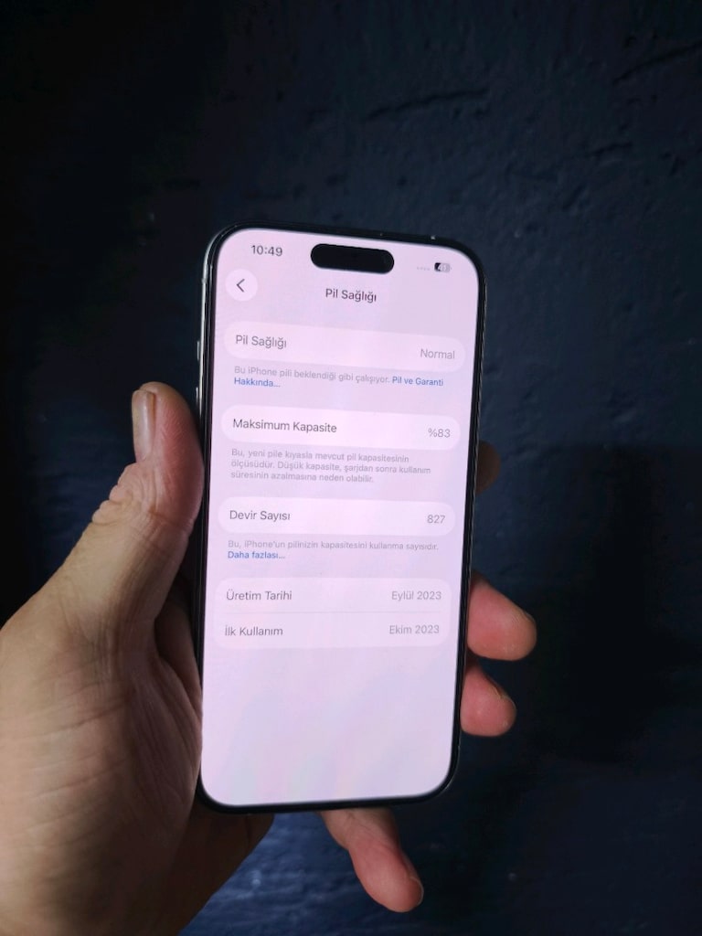 15 AY AÇIK YURTDIŞI İPHONE 15 PRO 128 GB - 4