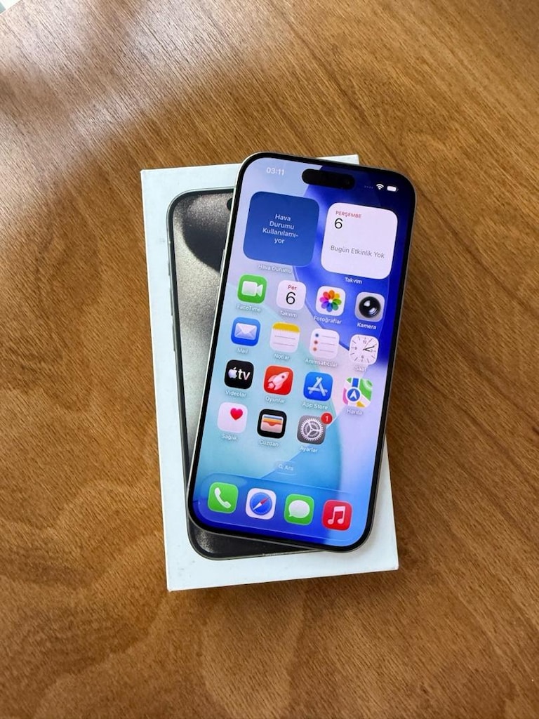 İPHONE 15 PRO 128 GB HATASIZ DEĞİŞENSİZ GARANTİLİ MODEL - 8