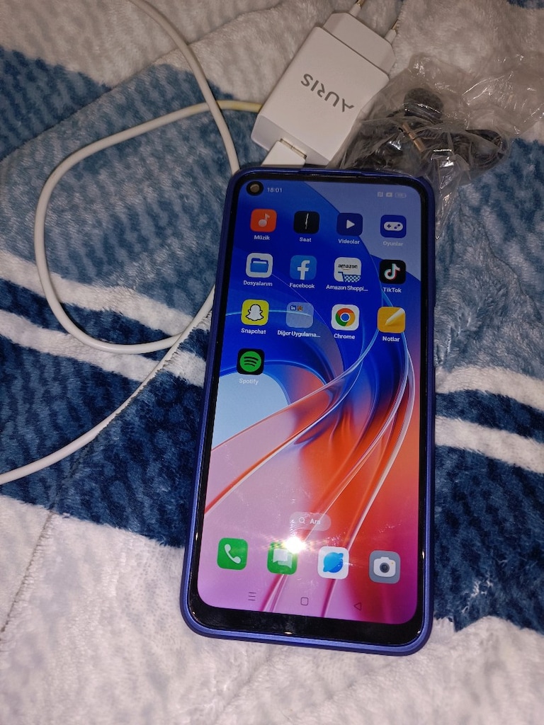 oppo a55 128 GB hafıza 8gb ram yurtiçi cihazı - 3
