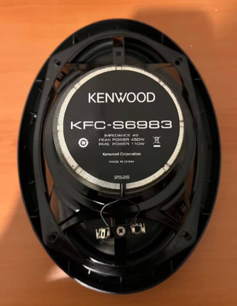 SONY XM-N1004 amfi + 4 adet Kenwood KFC-S6983 oval hoparlör - 6