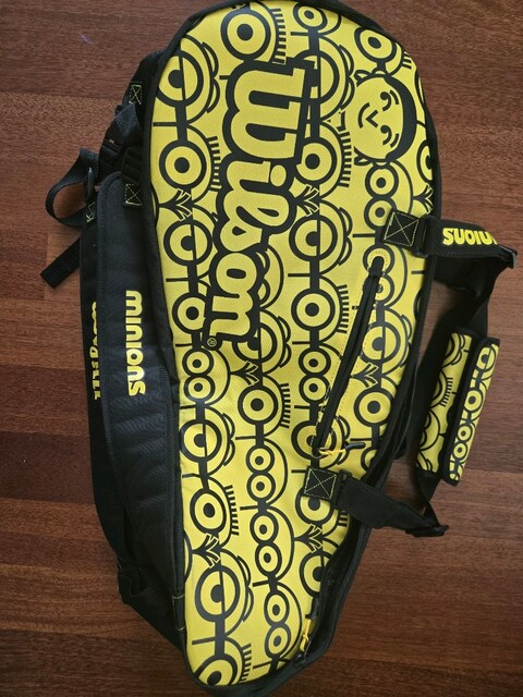 Wilson minion tenis çantası 2 gözlü