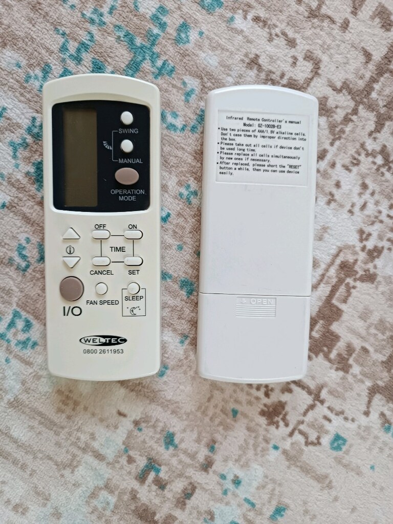 WELTEC KLİMA KUMANDASI ORJİNAL - 2