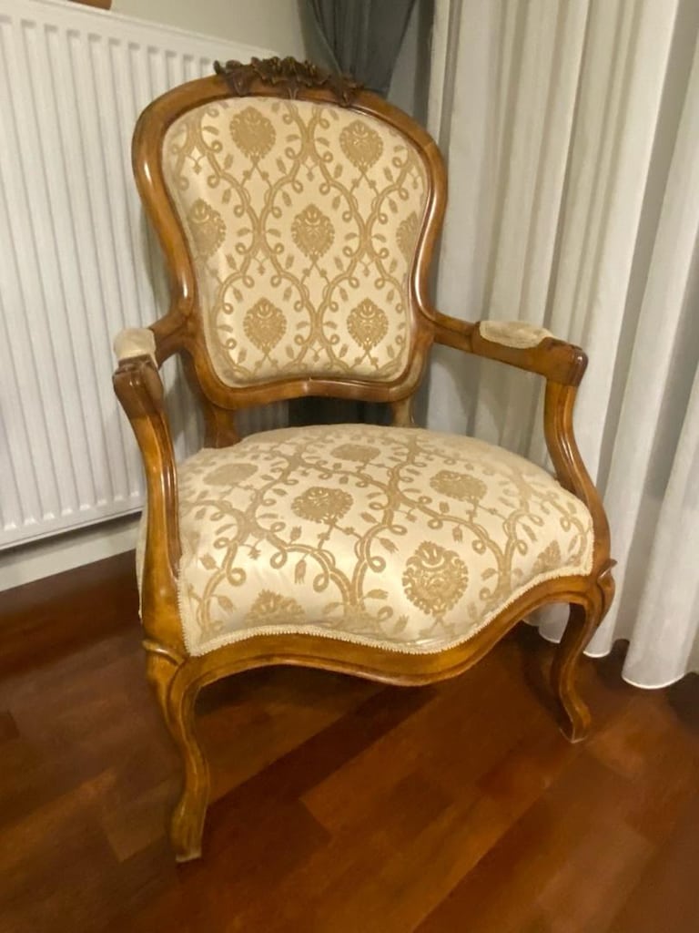 Desenli Koltuk ve Puf Seti lui modeli Orjinal - 6