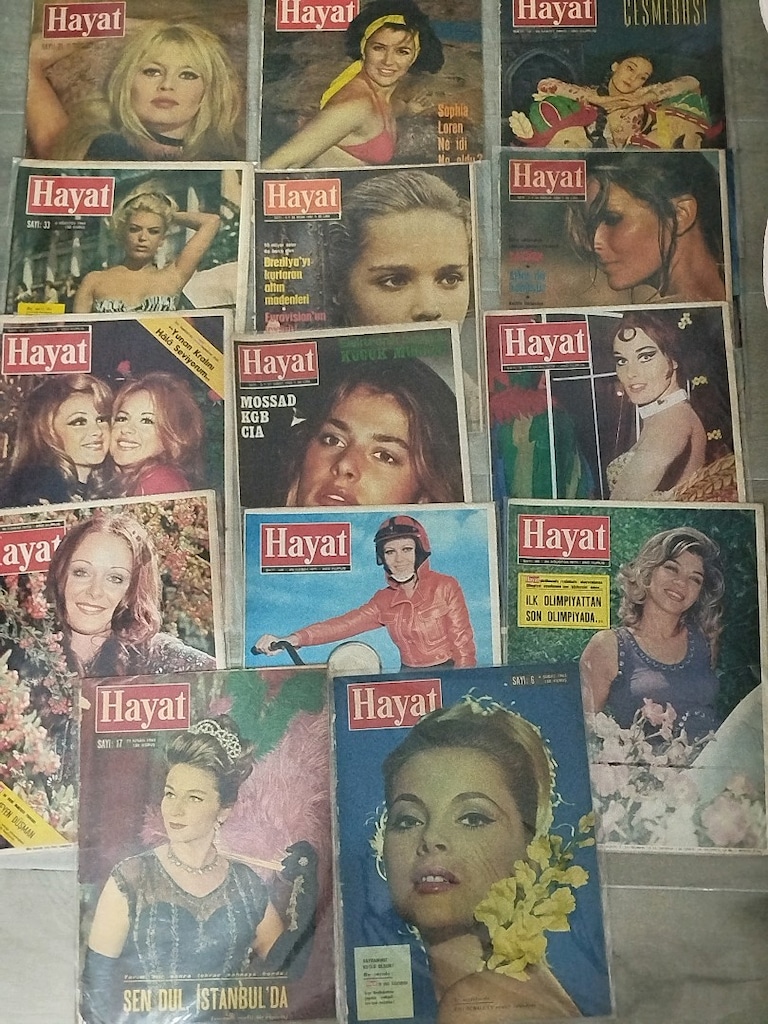 HAYAT DERGİLERİ, 41 adet, farklı yıllardan , kondisyonları oldukça iyi - 3