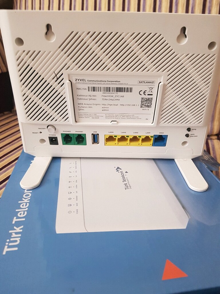 ZYXEL AX1800 WİFİ 6 FİBER MODEM - 2