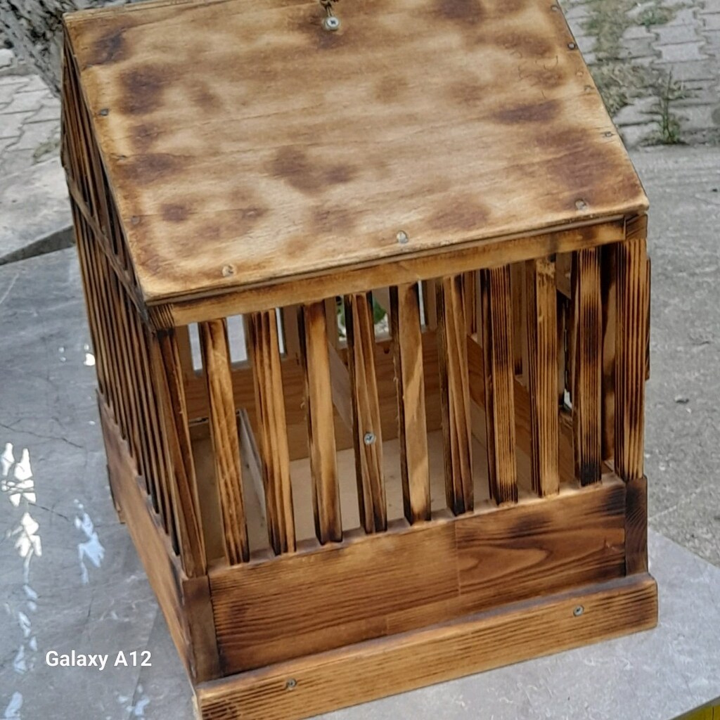 Kuş Kafesi Ahşap Özel Tasarım - 4