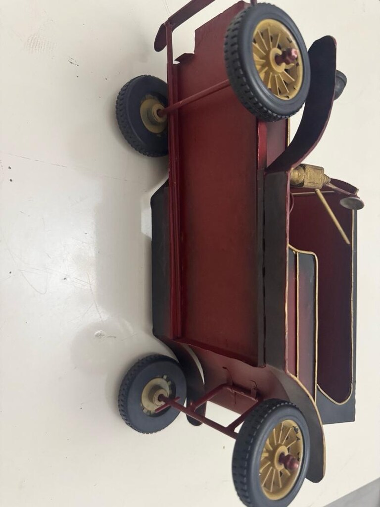 Büyük Boy Metal Klasik Araba Biblo 30 cm TAKASA AÇIK - 6