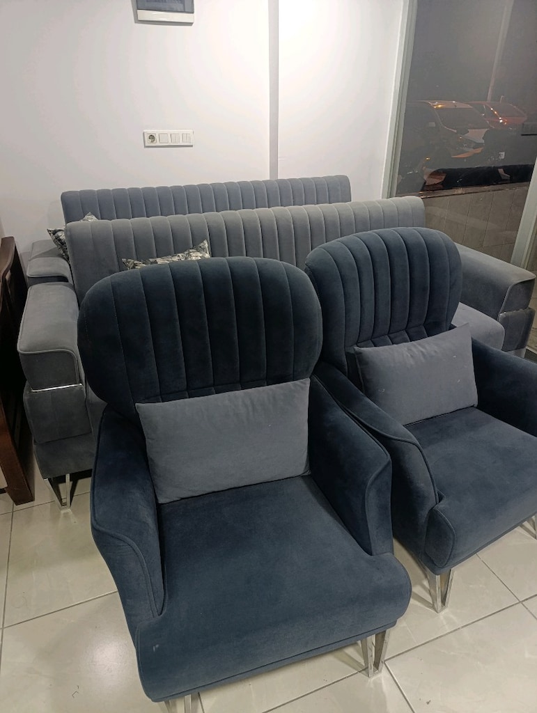 2 üçlü 2 berjer koltuk takımı yatak oluyor sandıklı - 11