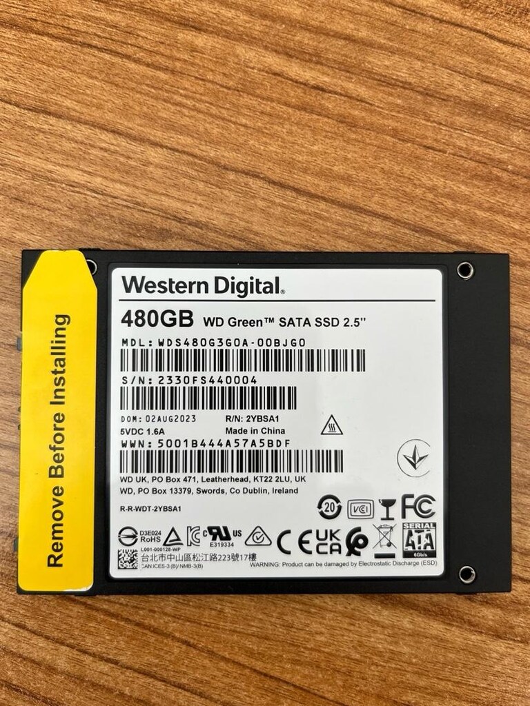 480 GB SSD WD GREEN %100 SAĞLIKLI - 2