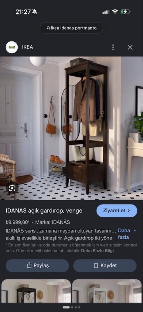 ikea idanas açık gardrop - 2