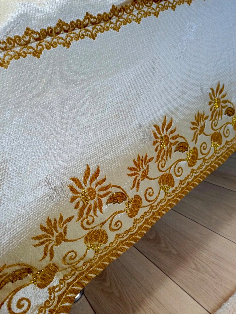 işlemeli yatak örtüsü - 6