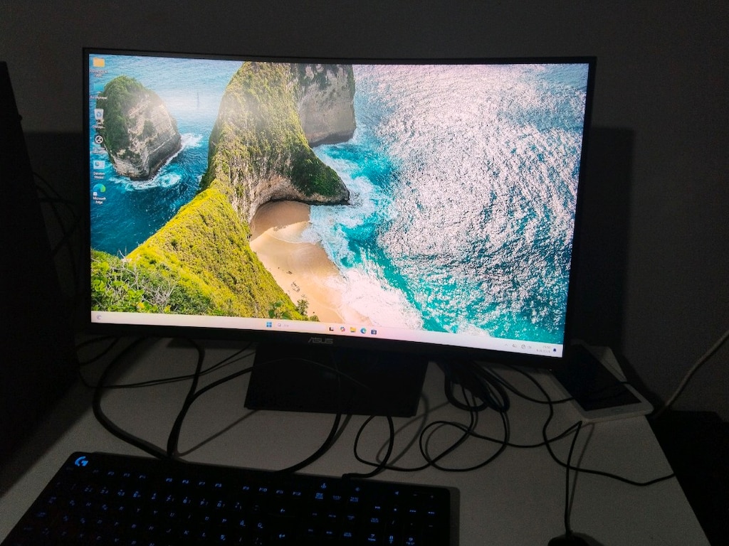 masa üstü i7 11700kf rx6600xt 27inç 165hz curved Asus tuf tertemiz sor - 2