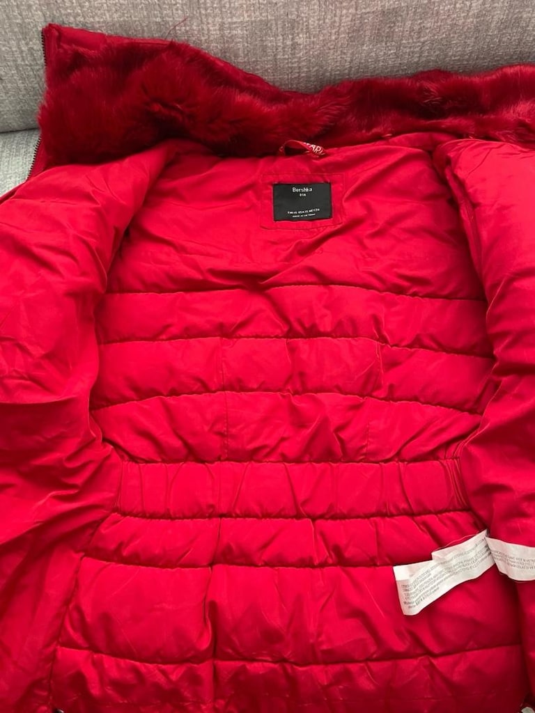 Bershka Kırmızı Mont - 5