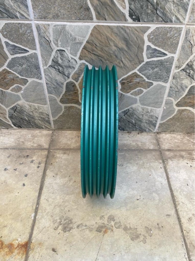 400 V Kasnak Döküm 4 Kanal 400x4x17 Kasnağı 400-4-17 Pompa Dürbün 17 - 2