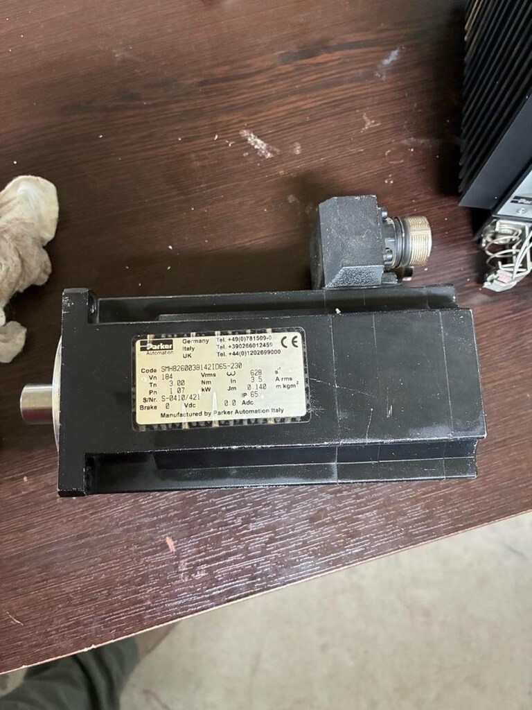 Parker compax3 1kw servo motor sürücü set - 4